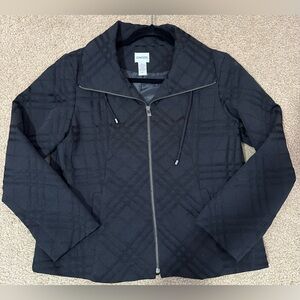 Chico's Black Textured Jacket